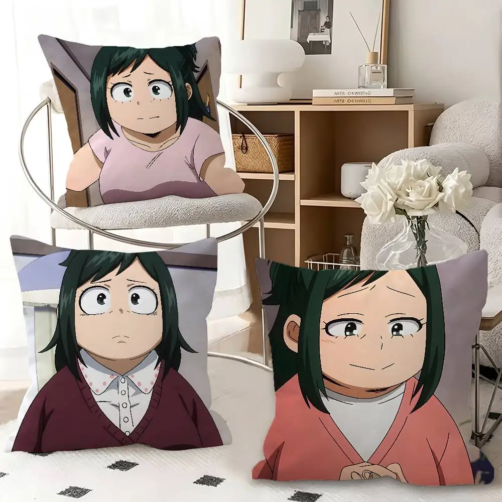1pc Inko Midoriya My Hero Academia Pillow Case Fashion Square Pillowcase Bedroom Sofa Room Ins Decoration Leisure