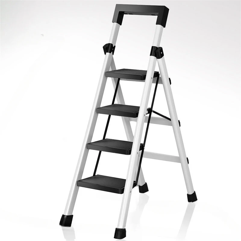 

High Quality Carbon Steel Folding Ladder Home Furniture Thickened Ladder Herringbone Ladder Indoor