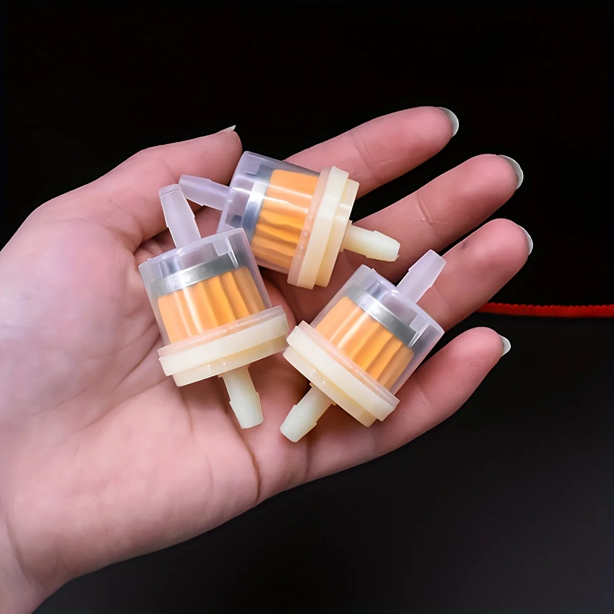 3 Stück Universal-Kraftstofffilter, geeignet für Motorräder, Geländefahrräder und Geländefahrzeuge.