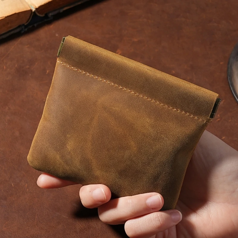 

H3CB Маленький кошелек для монет из искусственной кожи, кошелек для монет, чехол для ключей, компактный органайзер для мужчин и