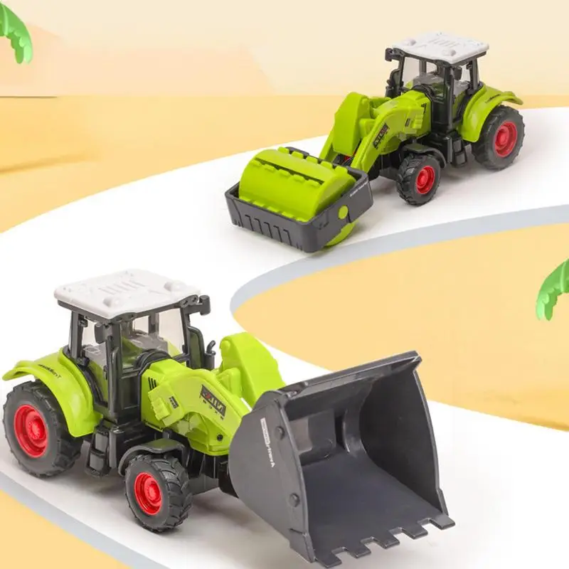 Realistic Forklift Pull Back Toy Cars Educational Pull Back Warrior Engineering Vehicle Model Push And Go Mini Car Toys For Kids