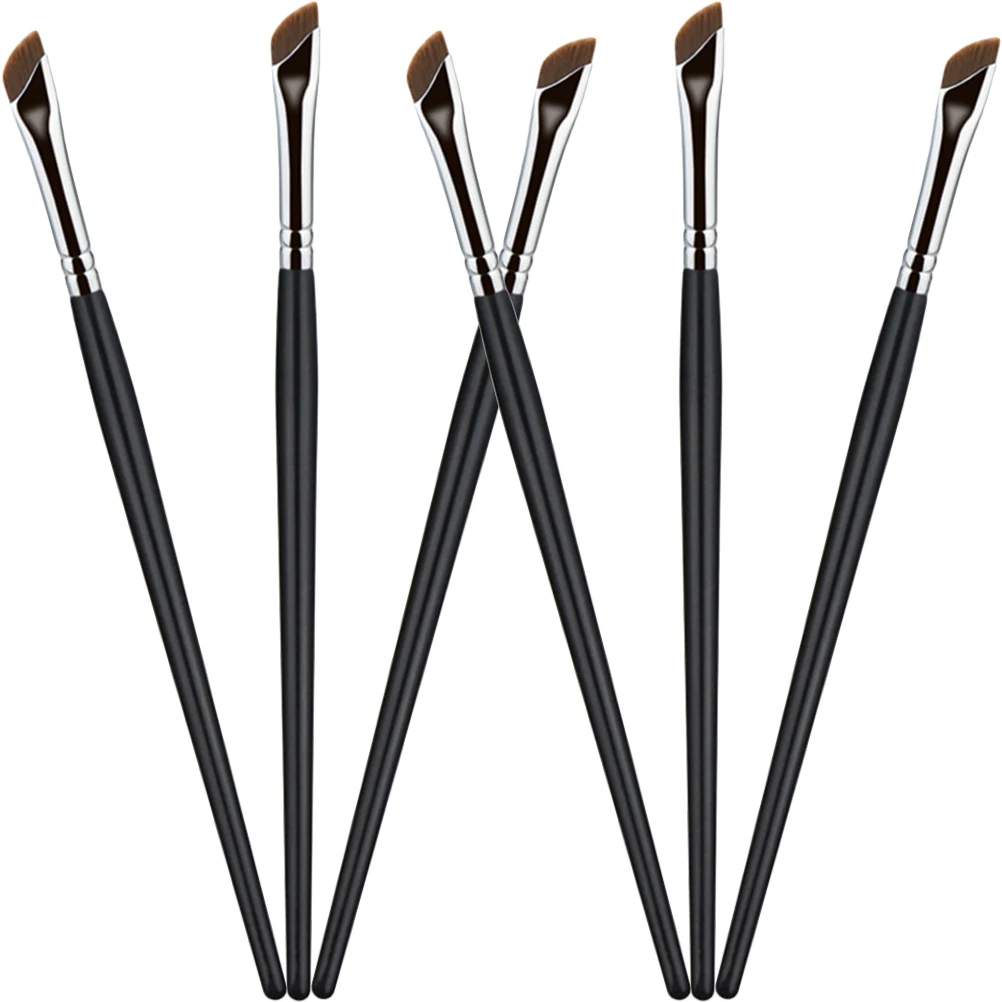 눈썹 브러쉬 세트 각진 아이 라이너 섀도우 메이크업 도구 아이 섀도우 눈썹 아이 라이너 컨실러 브러쉬 전문가