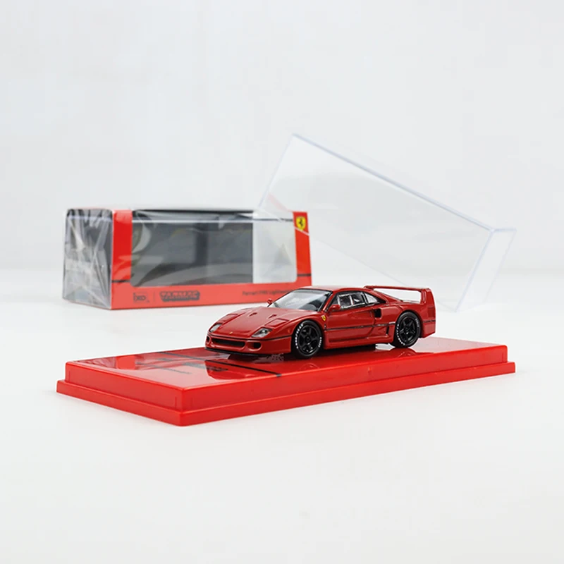 Tarmac Works 1:64 Model Car F40 Lightweight Racing Version Display Gifts -Red