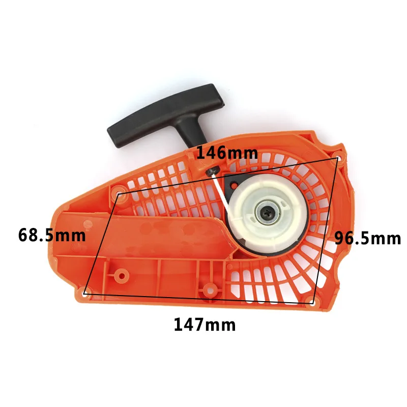 Imagem -02 - Puxe o Acionador de Partida para Motosserra a Gasolina Peças do Cortador de Escova Motosserra Fit 2500 25cc E7cb