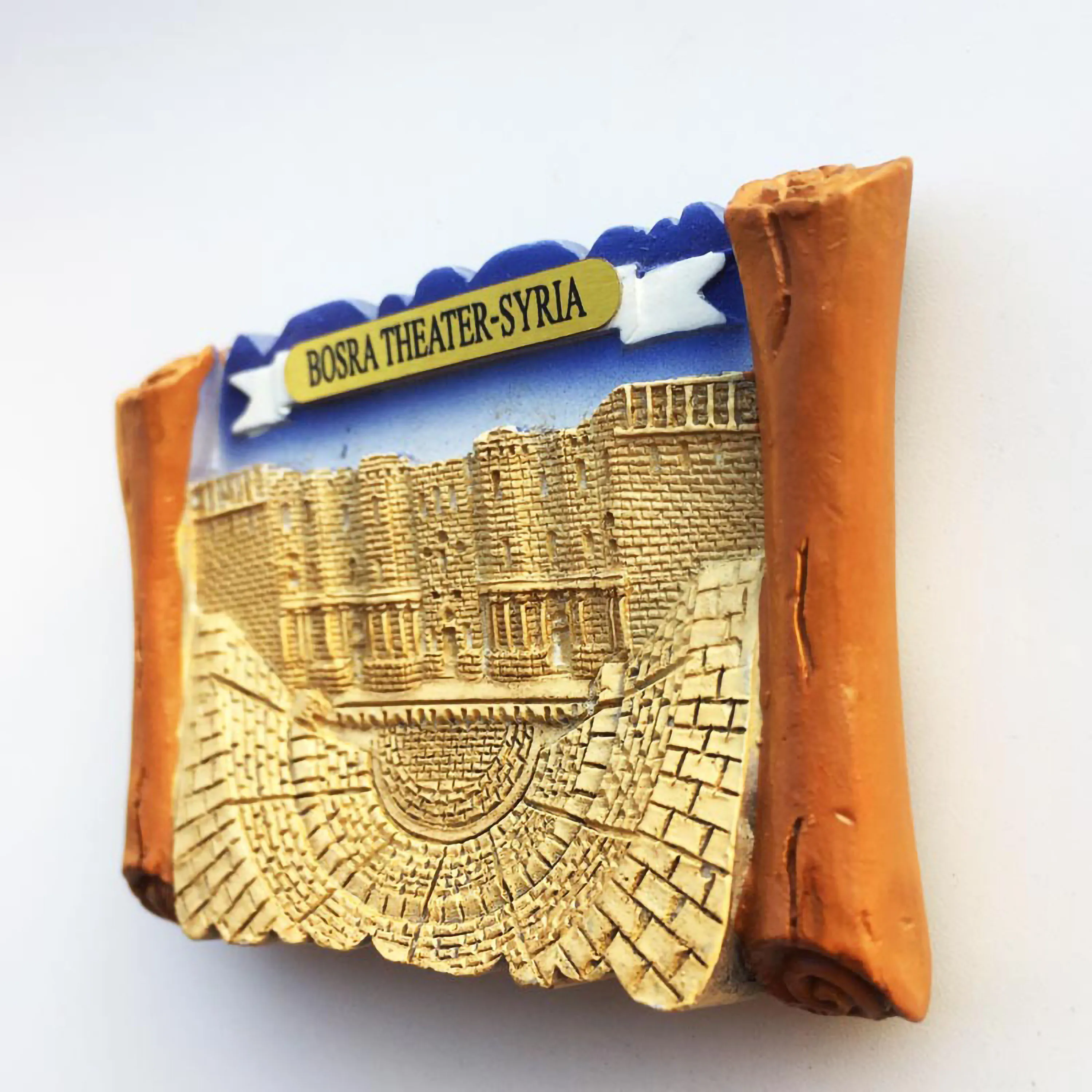 Syrian Element Fridge Magnets Scenic Spots and Historical Sites Syria 3D Souvenir Tourism Damascus Hama Aleppo Memorabilia