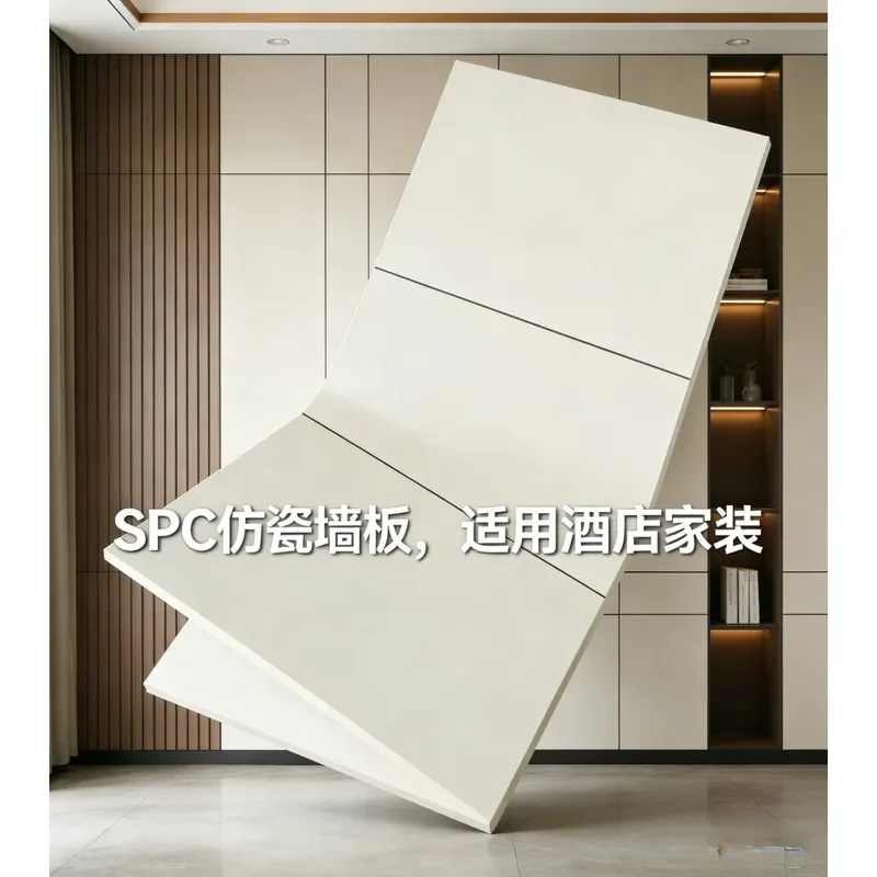 SPC stone board bathroom shower with imitation stone pattern wall board interior decoration moisture-proof wall  7.14