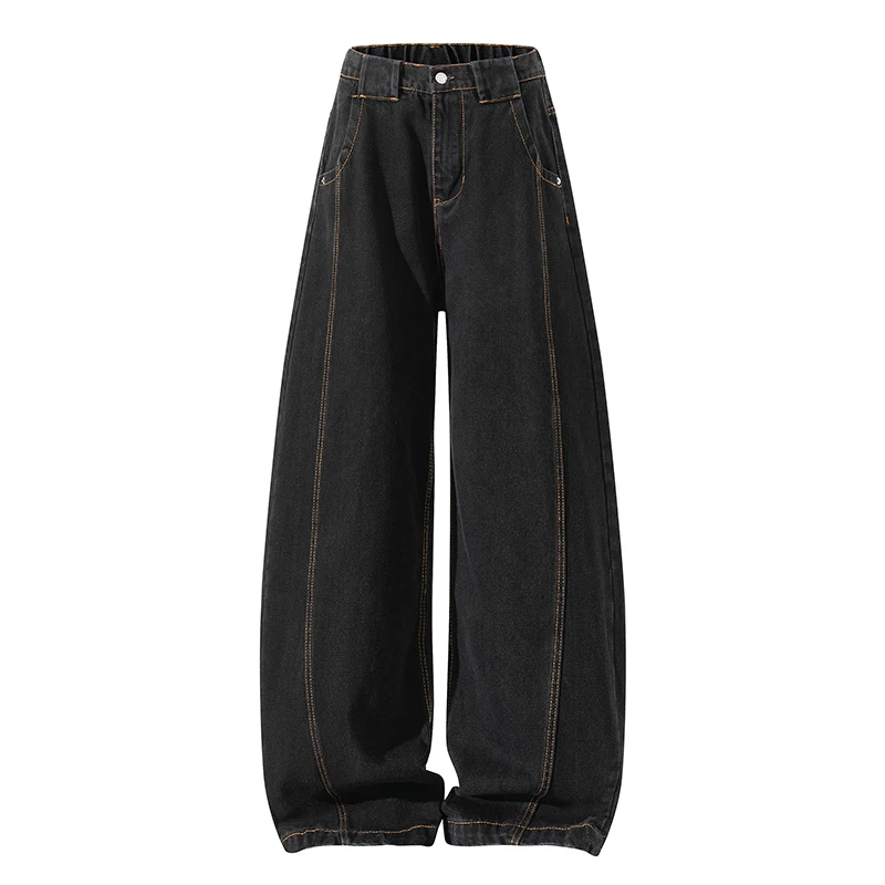

Men's Outdoor Running Fitness Windproof Breathable Straight Leg Loose Jeans Fashionable Versatile Casual Pants for All Seasons