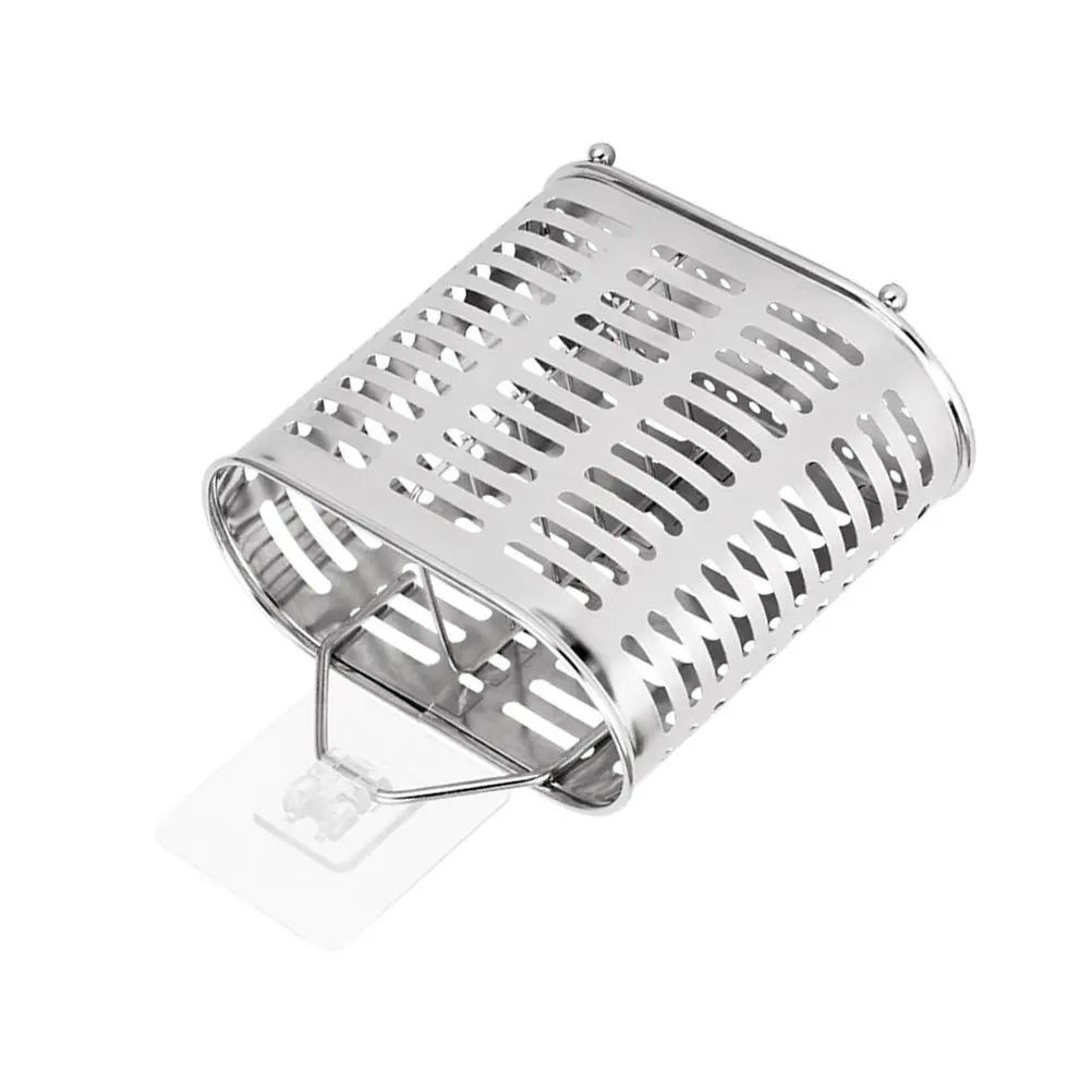 Stainless Steel Chopstick Holder Flatware Organizer 304 Grade Rustproof Drain Rack Sleek Countertop Utensil Storage for Kitchen