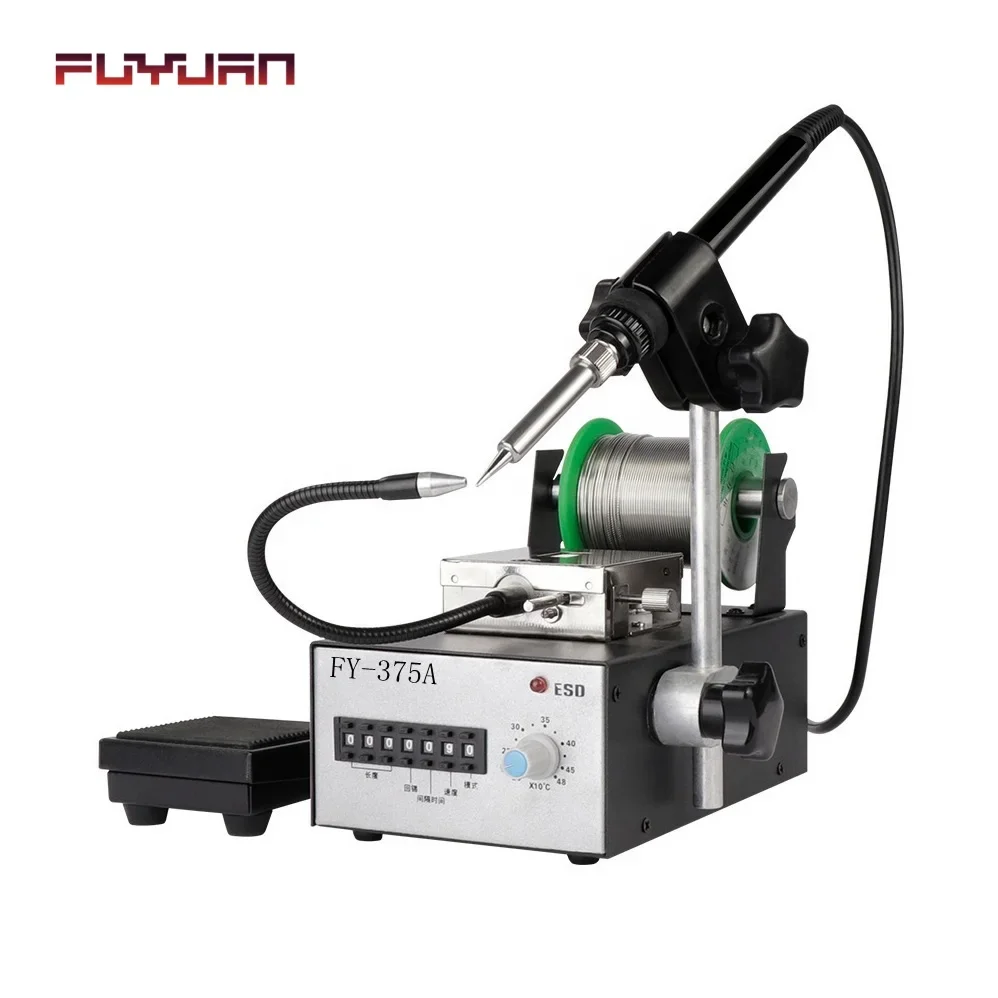 Super September FLYJAN 375 Instant Heating High Efficiency and Safety ESD Soldering Iron Station