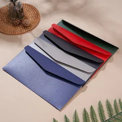 20pcs/lot 22x11cm Envelope High-grade 250g Paper Pearlescent Envelopes for Wedding Invitation Business Supplies Card Packing