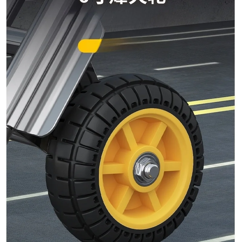 portable-miniature-hand-pulled-shopping-cart-heavy-duty-large-wheel-iron-material-foldable-design-for-grocery-and-climbing