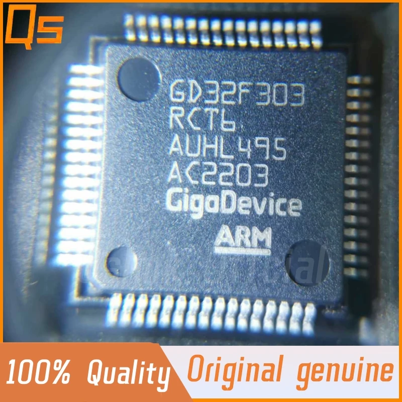 New Original GD32F303RCT6 GD32F303 LQFP64 Chip 32-Bit Microcontrolle MCU