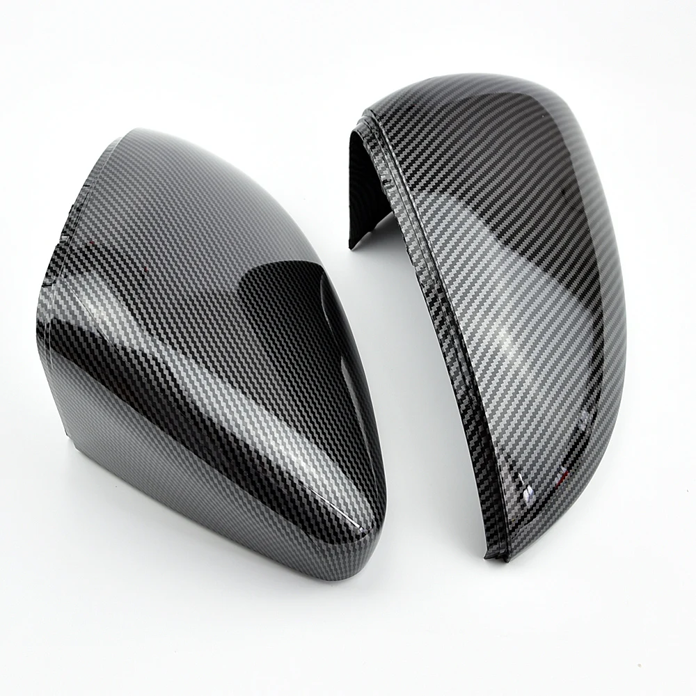 2 pieces Side Rearview Mirror Covers Caps Carbon Fiber For Volkswagen VW Golf MK7 7.5 GTI 7 Golf 7 R Touran L GTD GTE E-GOLF