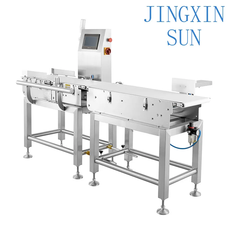 High Precision Food Weighing Machine for Assembly Line Automatic Checkweigher Overweight Underweight Detection for Industrial