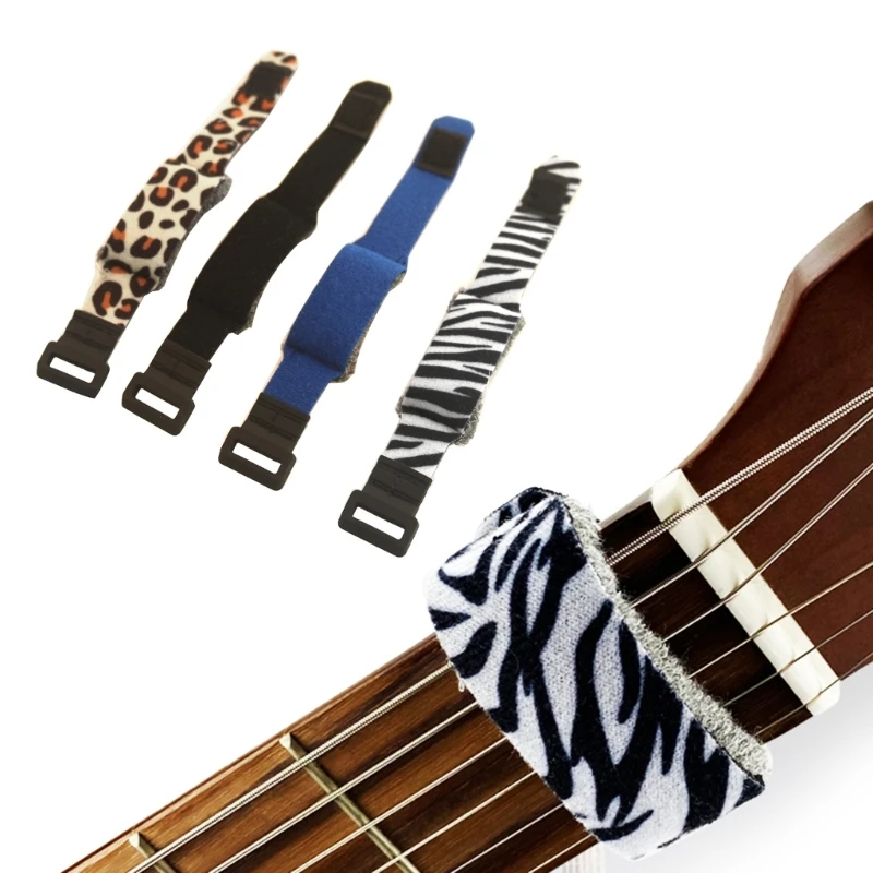 Guitar String Muter Guitar Fretboard Muting Wraps String Mute Noise Reducer Dampener Fit for Guitar Bass Ukulele String