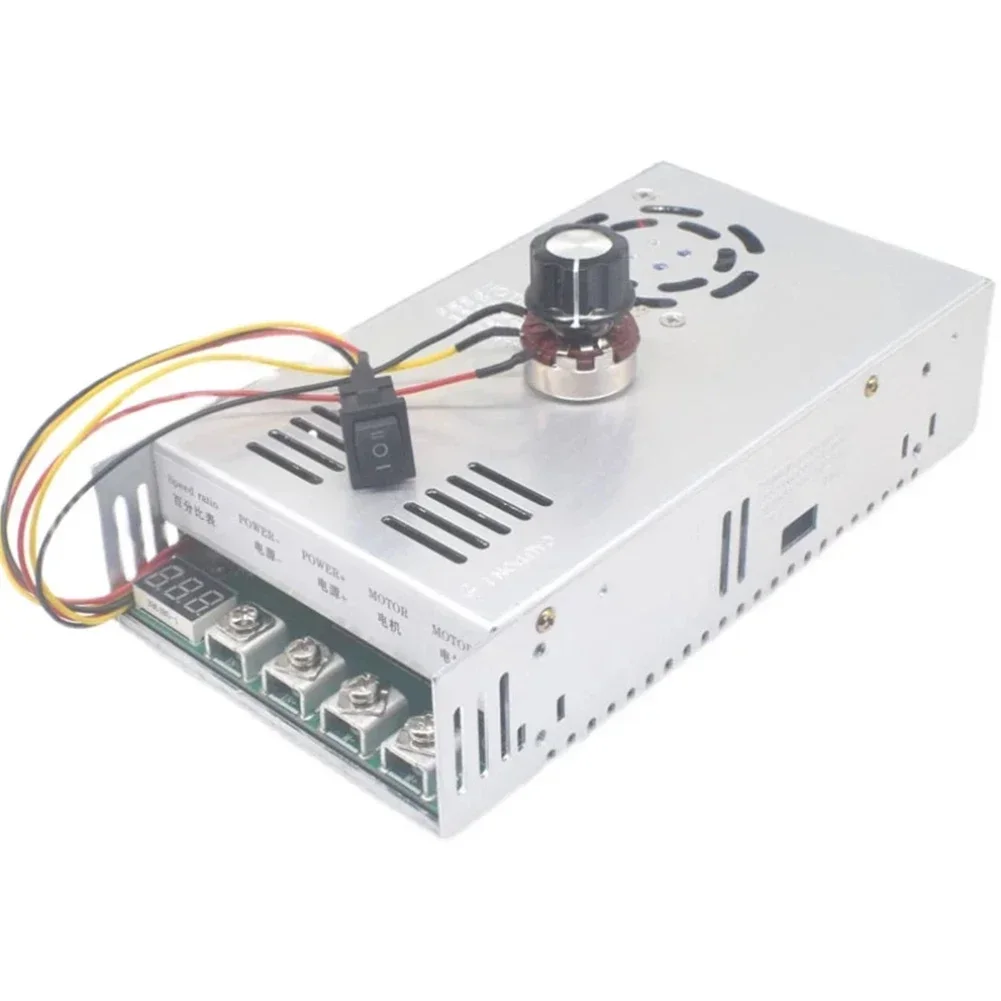 200A High-Power Speed Regulator DC Motor Reducer PWM Controller High-Power Industrial Forward And Reverse DC 12-48V Linear Tools