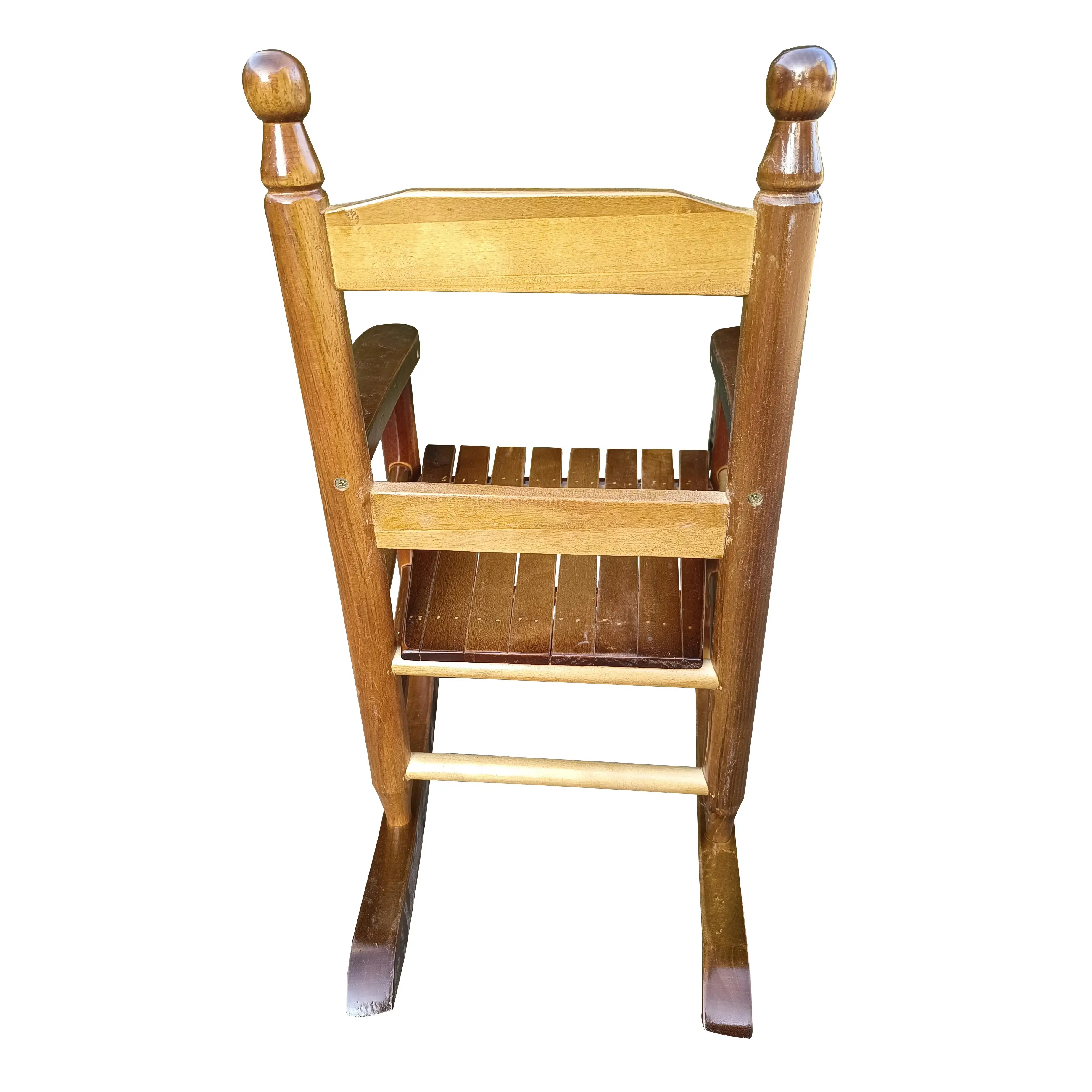 Durable Children's Oak Rocking Chair - Perfect for Indoor & Outdoor Use - Kid-Friendly Design
