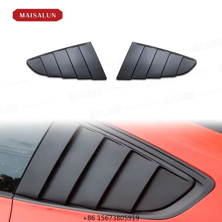 

Carbon Fiber Window Shutters Trim for Exterior Upgrade Body Kit Auto Parts USA