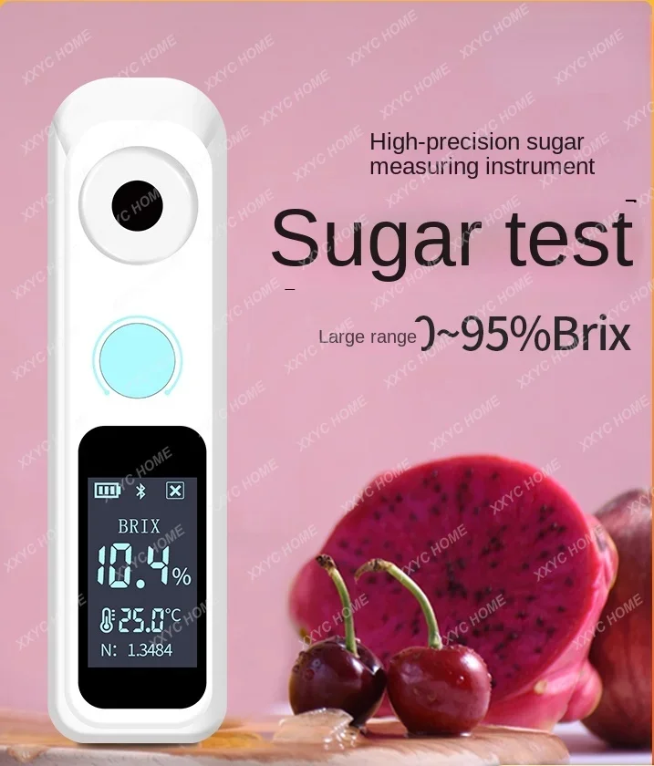 Sugar Meter Mini Digital Display High Precision Sugar Detector Watermelon Grass Plum Melon Sweetness Fruit Sugar Tester