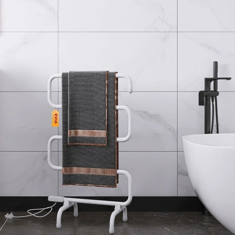 Multilayered Thermal Towel Rack Easy Cleaning Electric Towel Rack Antibacterial Durable Rust Proof Bathroom Hardware Household
