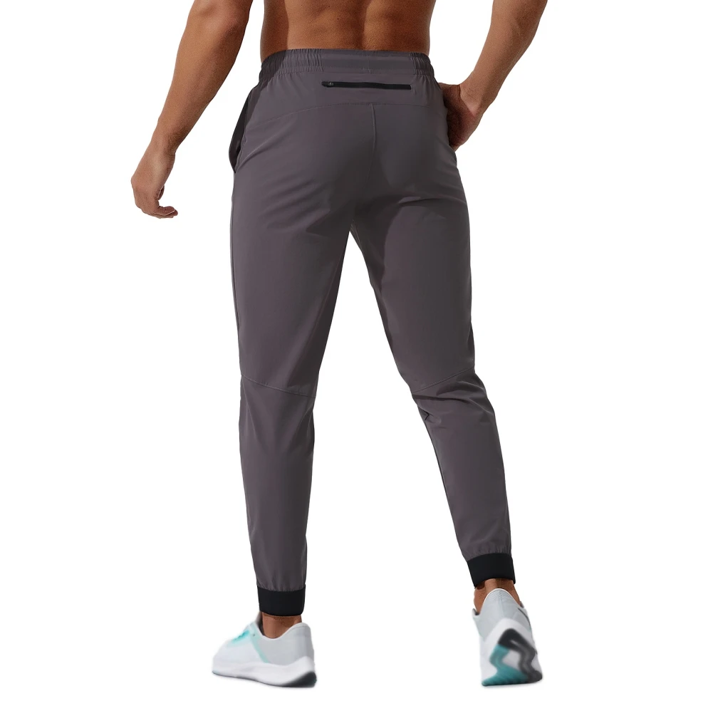 Men's Sports Pants Motion Pants Body Building Large Pocket Design Stretch Pants Casual Pants Woven Pants