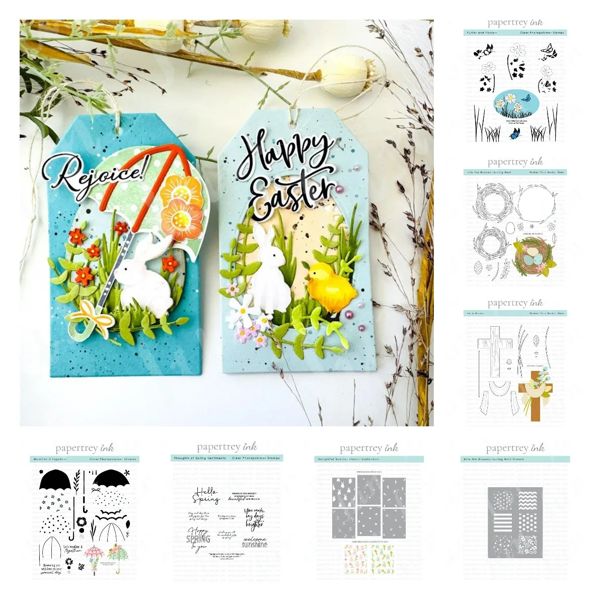 

Hot Foil Plates and Metal Craft Dies Cutting Stamps for DIY Scrapbooking Paper Card Embossing Easter Bunnies Stencil Collection