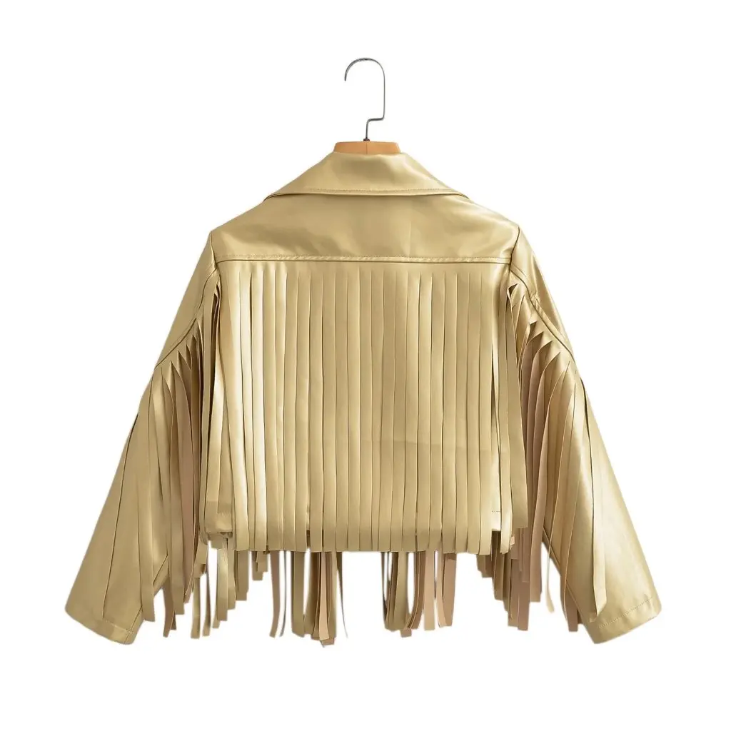 

Women's Leather Jacket Street Fashion Coat Autumn New European American Style Women's Upper Apparel