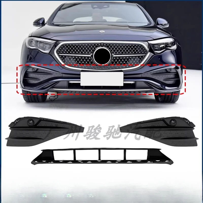 

Applicable to Mercedes-Benz E-Class Front Bumper E260L Fog Lamp Shade E300L Sports Edition Lower China Net W214 2024-2025