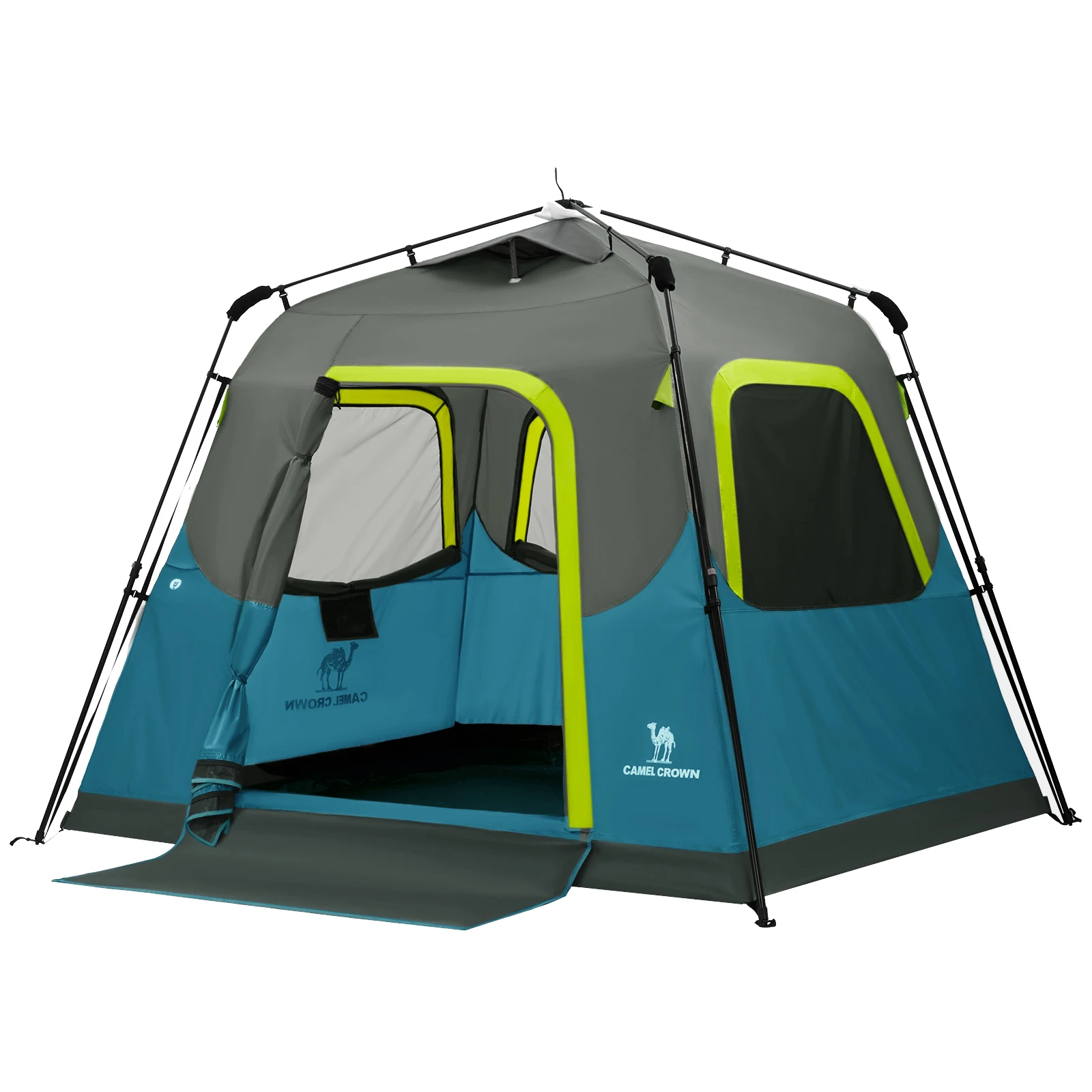 

GOLDEN CAMEL 4 People Camping Tents Waterproof Automatic Family Beach Tent Moisture-proof Camping Equipment Supplies