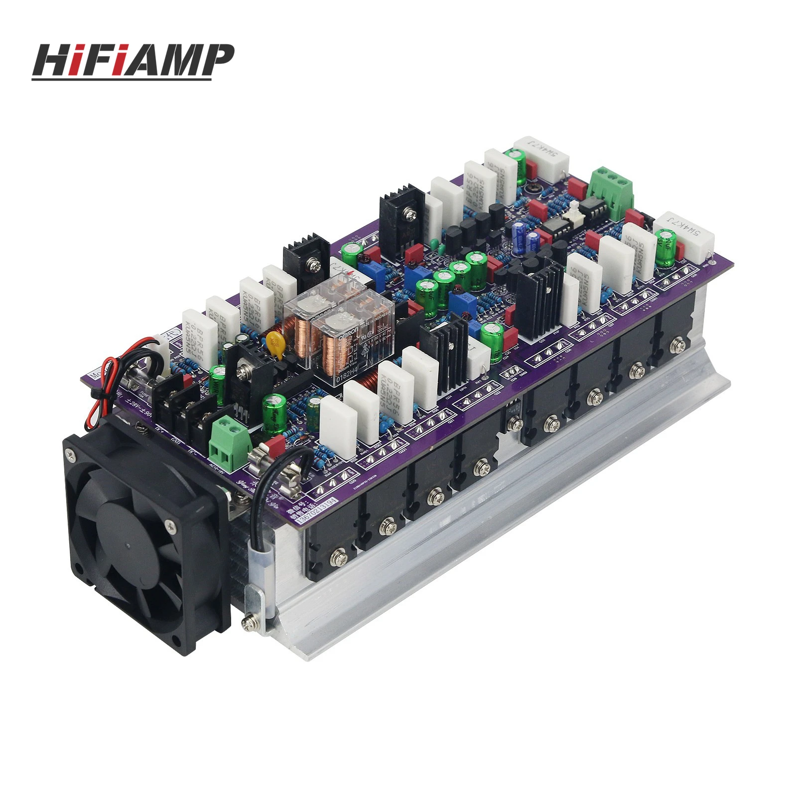 HiFiAMP A1-468 960W+960W Hifi-Leistungsverstärkerplatine Fertige Hochleistungs-Verstärkerplatine für Audio