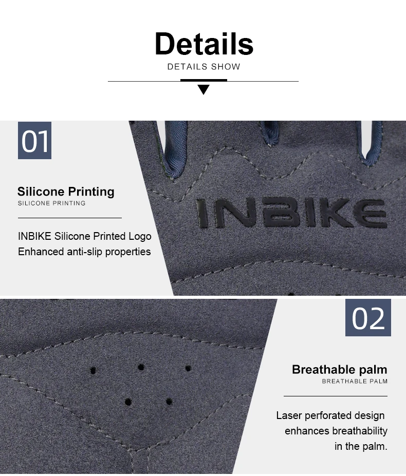 INBIKE Herbst Winter Thermische Fahrrad Handschuhe Touchscreen Männer Frauen MTB Rennrad Handschuhe Sport Fitness Outdoor Radfahren Handschuhe – Detail 15