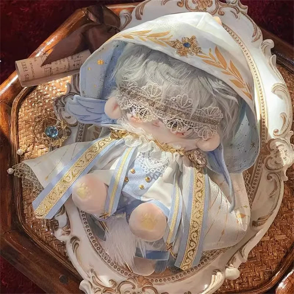 원래 잘 생긴 Seer 서양 마술 양복 20cm 인형 장난감 망토 의상 옷 코스프레 KN 어린이 선물