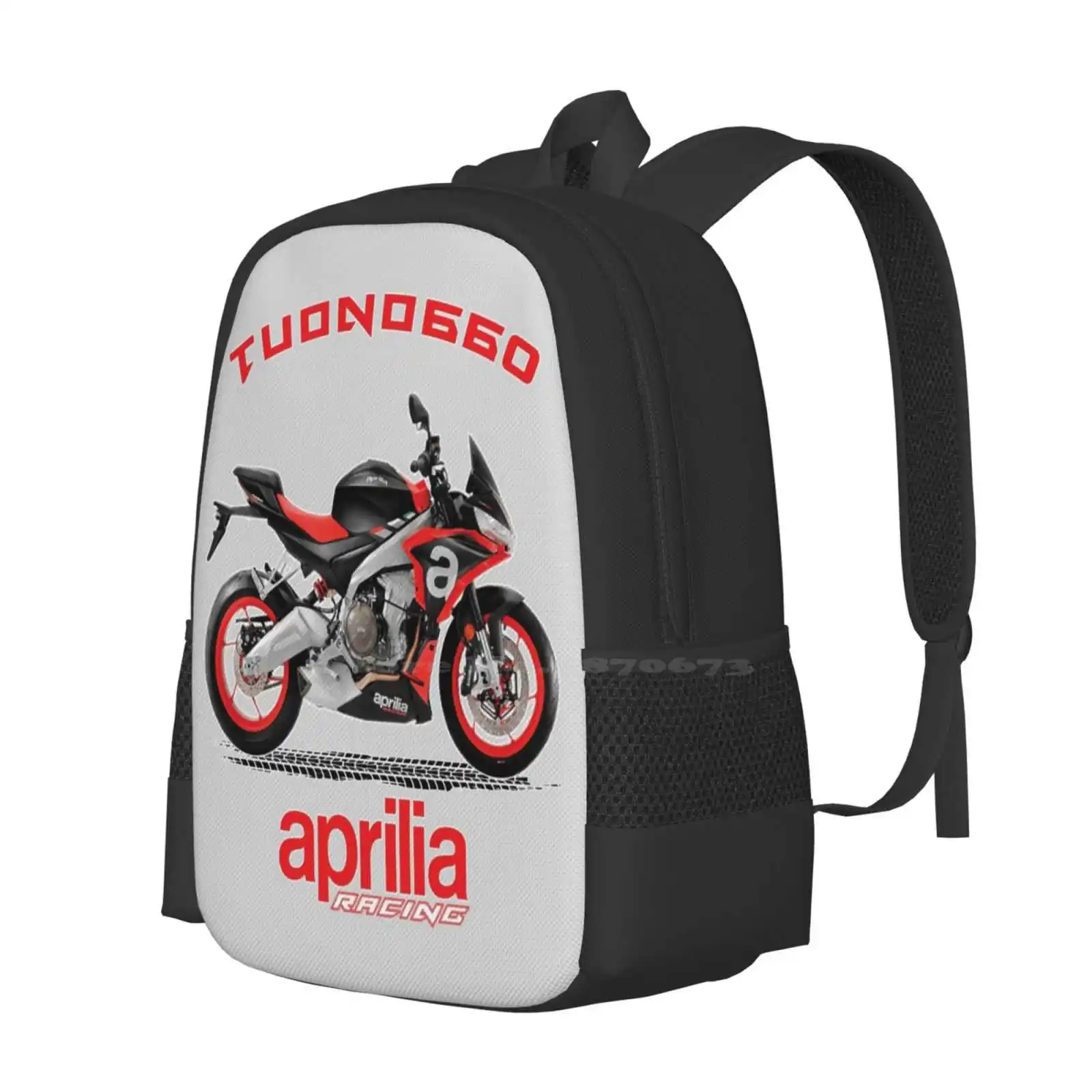 Designer Motorcycle Of Tuono 660 E5 School Bags For Teenage Girls Laptop Travel Bags Racing Tuono 660 E5 Tuono V4 E5 Tuono V4