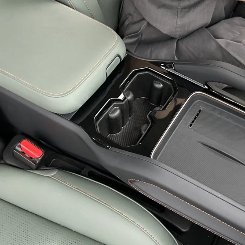 

For Chery Jaecoo 6 J6 ICAR 03 224-2025 ABS Black Center Console Cup Holder Organizer Interior Car Accessories