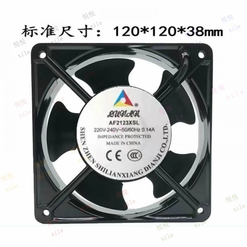 

L L 1 шт. AF2123XSL 0,14A AC 220/240 В 12 см вентилятор охлаждения переменного тока для шкафа