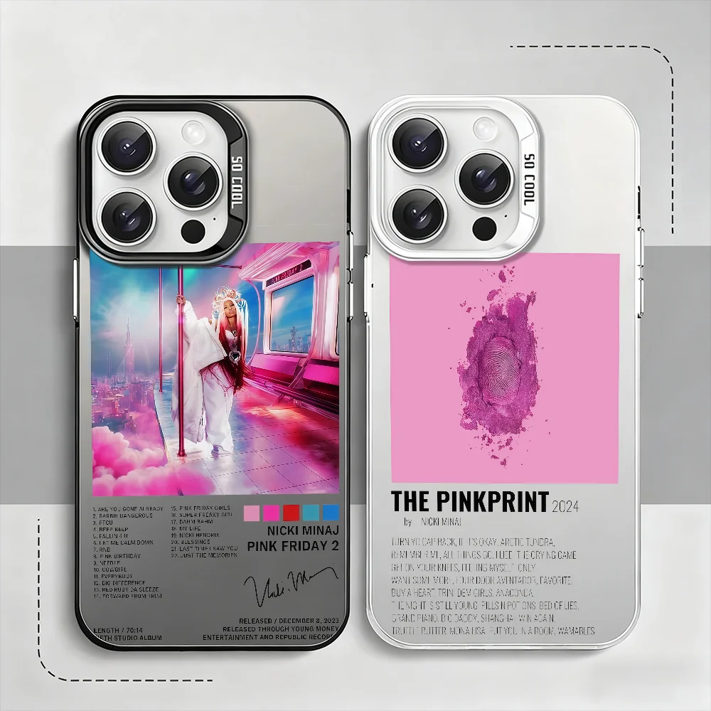 

Singer Nicki Minaj phone case For iPhone 12 11 13 14 15 16 17 Max Pro Plus Mini Protective IMD Color Cover