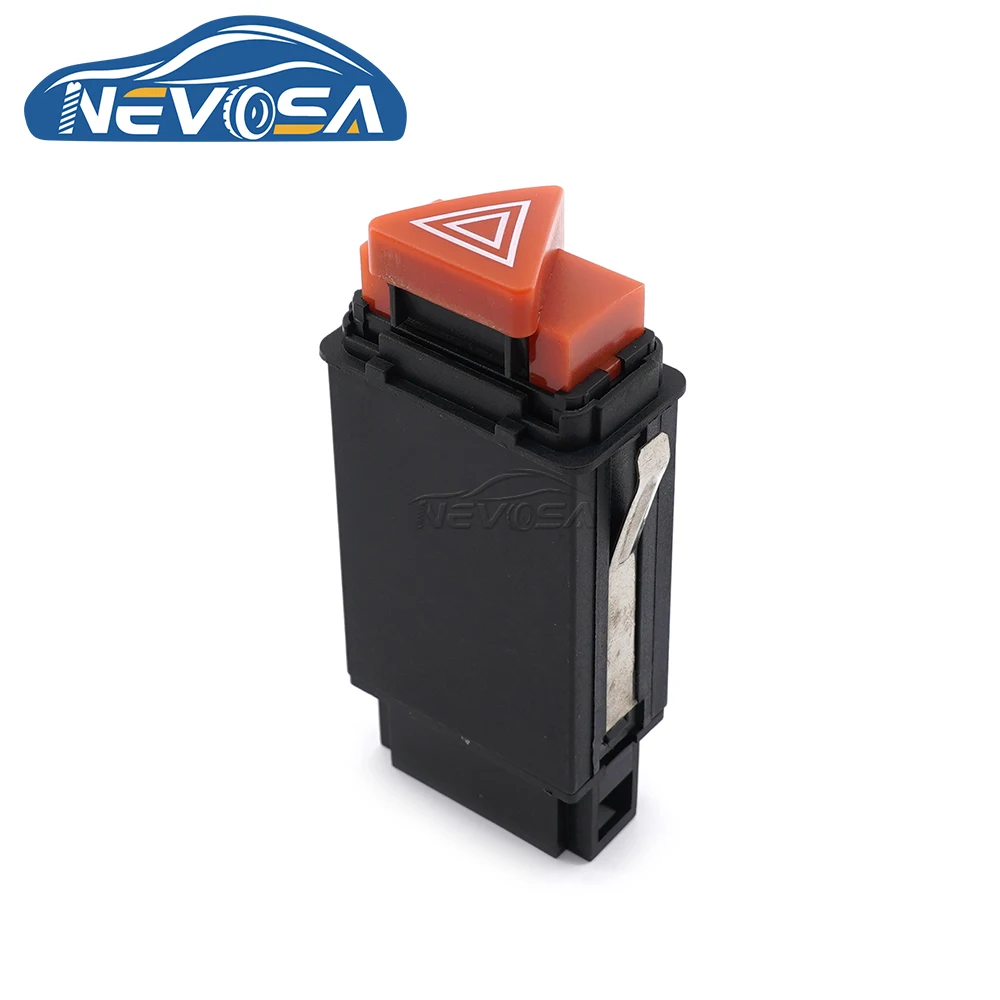 NEVOSA 8L0941509L For Audi A3 1996 2003 Car Hazard Warning Red Button Emergency Hazard Flasher Warning Light Switch Car Repair