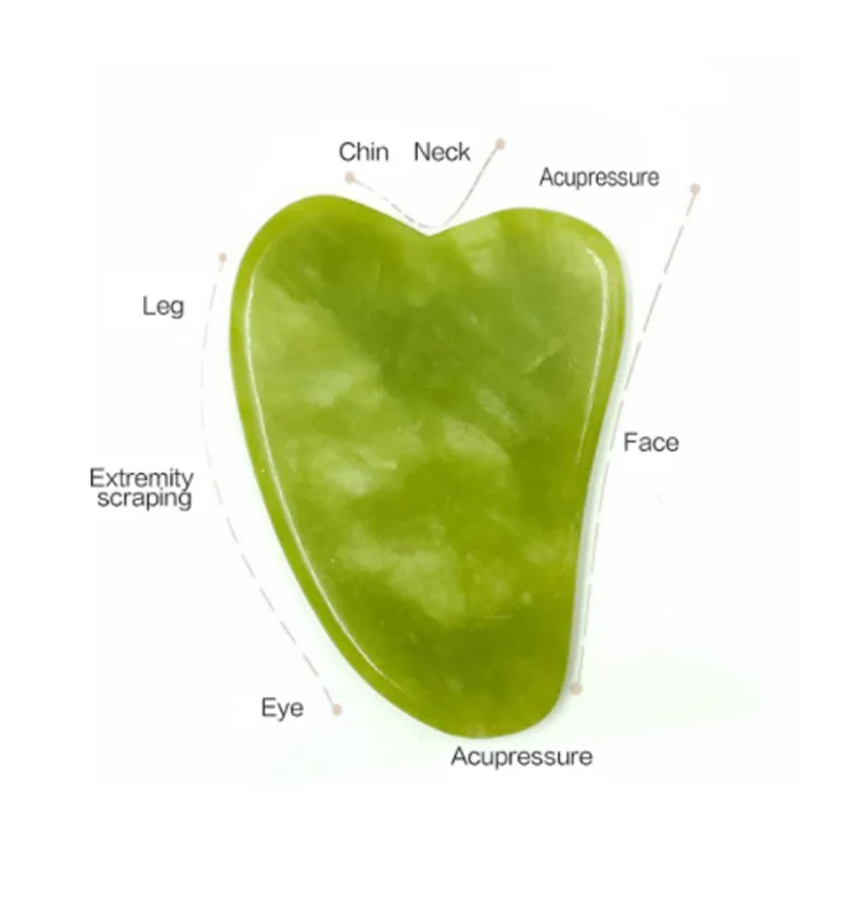 Natural Jade Face Roller Gua Sha Set Skin Care Neck Eye Massager Muscle Relaxant Relieve Wrinkles Facial Beauty Tools