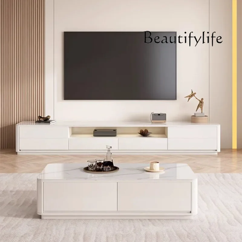 

YX Simple Storage Coffee Table Living Room Designer Minimalist Square Coffee Tables Wood Modern Rock Koffietafels House Accessor