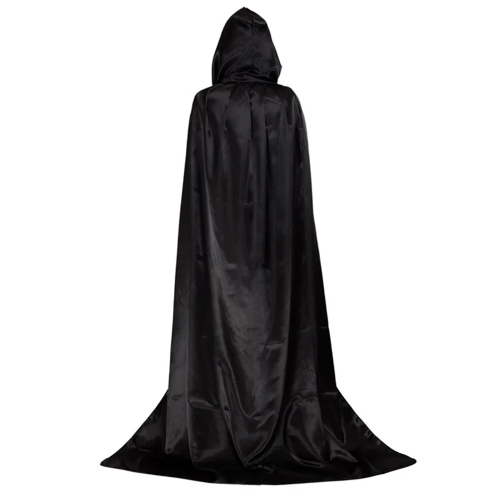 Capas de Halloween, bata larga con capucha, disfraz de Halloween, capa, disfraz de actuación de demonio diablo para niños y adultos para fiesta de Halloween