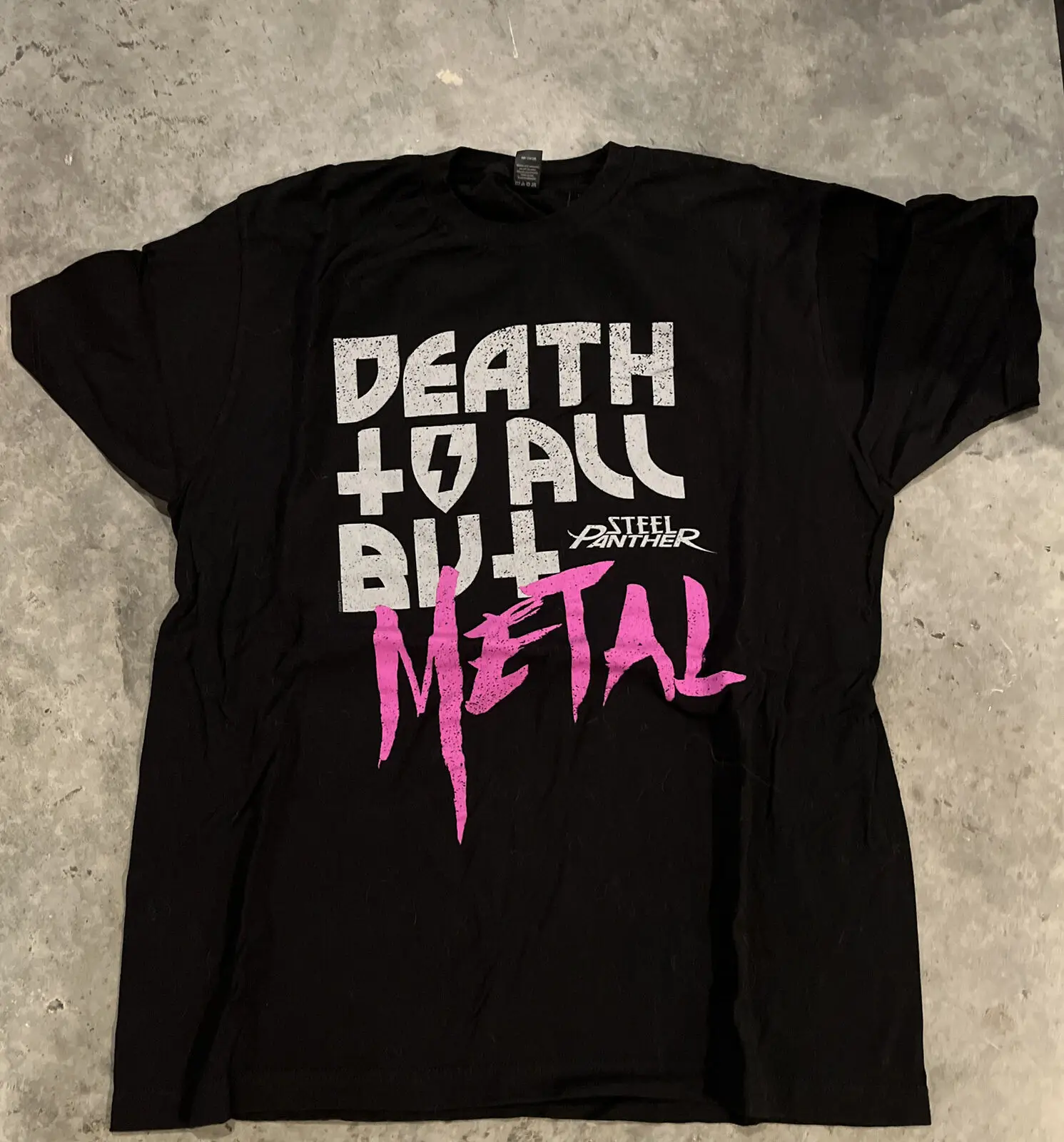 Steel Panther shirt Death To All But Metal Men’s Large Soft Fit