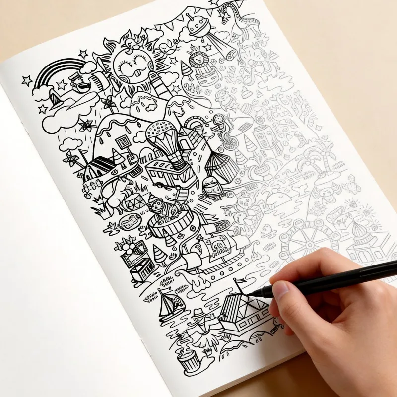 A Decompression and Fun Coloring Graffiti Art Book 21 Vivid and Funny Patterns Suitable for Teenagers and Adults As Art Gifts
