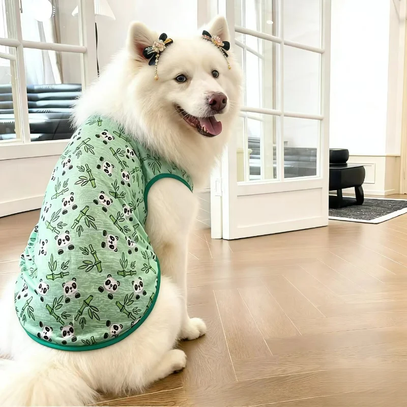 

XS-8XL Dog Summer Sunproof Clothes Pet T-shirt For Small Medium Big Dogs Cats Breathable Puppy Vest Coat Chihuahua Pug Outfits