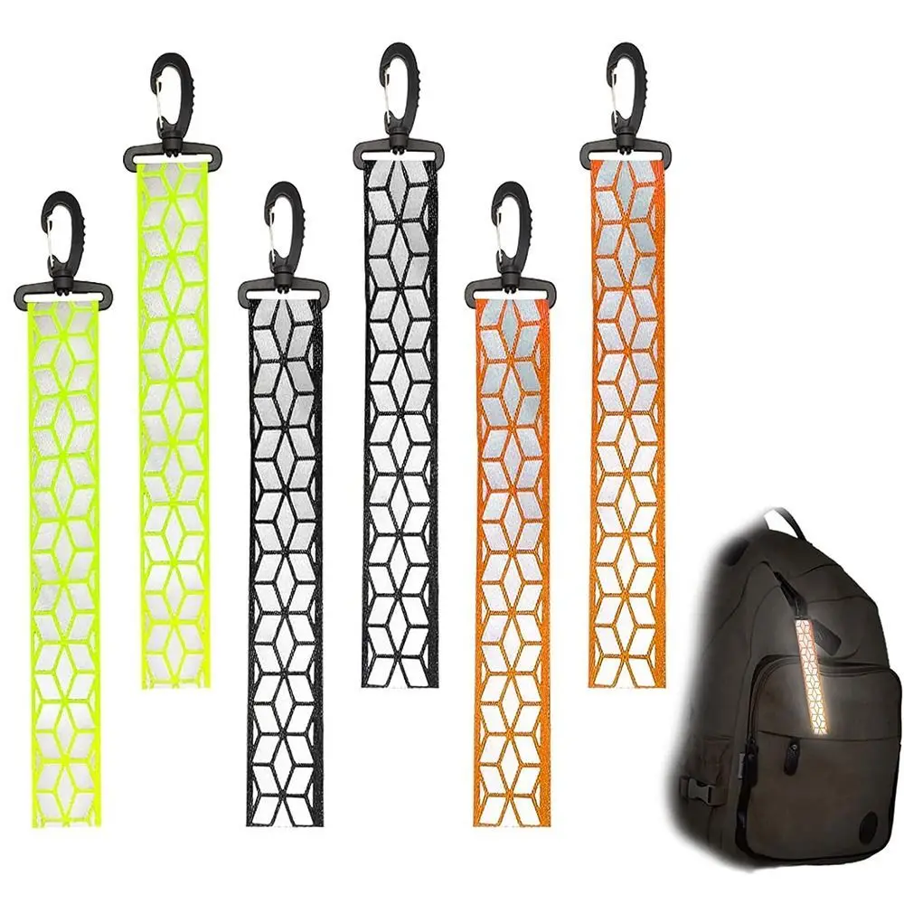 Reflective Effect Safety Reflector Pendant Multi-functional Lightweight Reflective Backpack Pendant Powerful Night-time