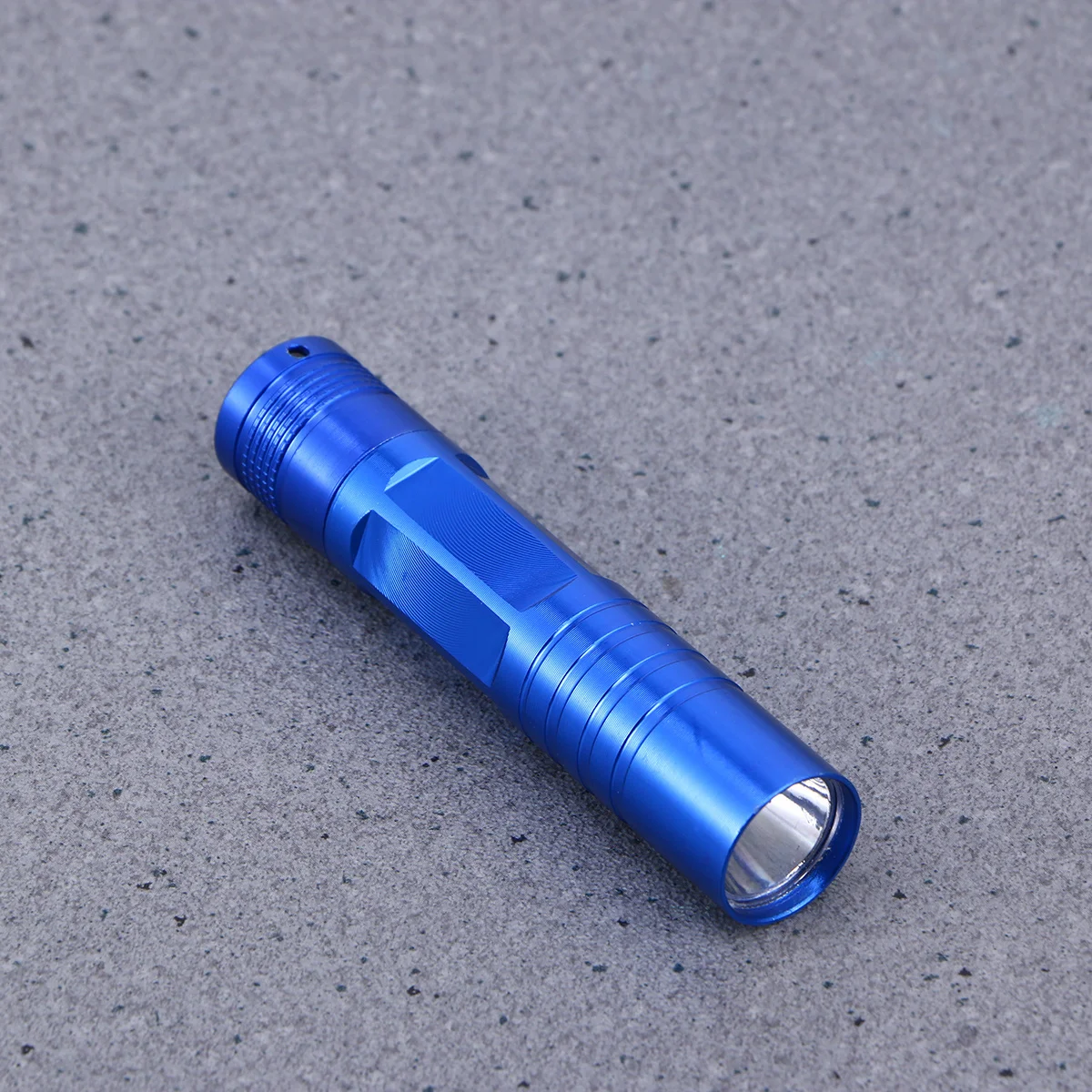 

2Pcs Mini LED Pocket Torch Ultra Bright Waterproof Aluminum Alloy Outdoor Flashlight Keyring Camping Hiking Emergency Use Black