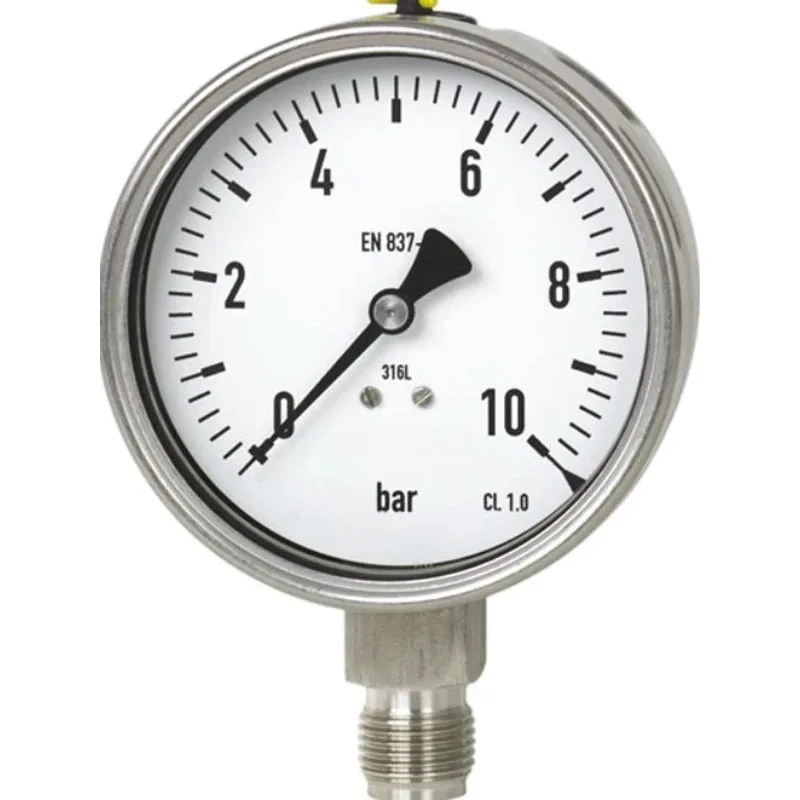 WI KA manometer 232.50.160 233.50.160 WI KA EN837-1 roestvrijstalen schokbestendige vacuümmeter