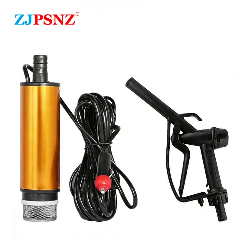 Draagbare Elektrische Dompelpomp 12V 24V Diesel Olie Water Afvalwater Overpompset Brandstofpompset voor Auto Kamperen Vissen Camper