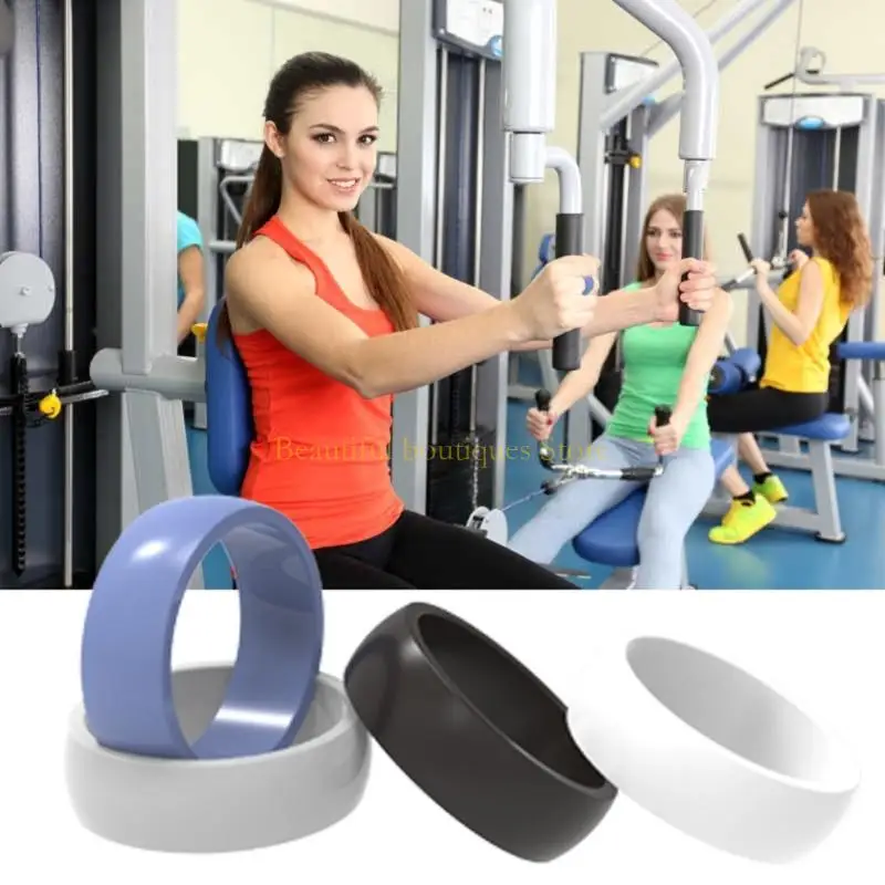 U4LF Colorful Silicone Ring Bands Comfortable Unisex Sports Ring Finger Jewelry For Outdoor Activities Like Hiking And Gym