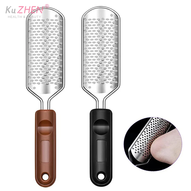 ملف القدم المهنية عرموش كعب مبشرة الصلب الجلد الميت الكالس مزيل باديكير ملف مبشرة القدم تقشير النسيج الغسيل #2