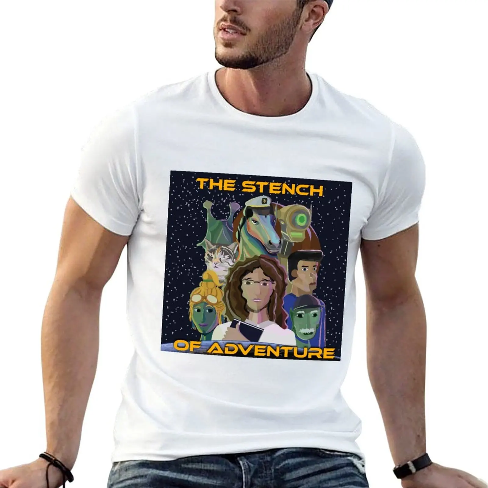 

The Stench of Adventure T-Shirt anime tshirt t shirt for man T-Shirt